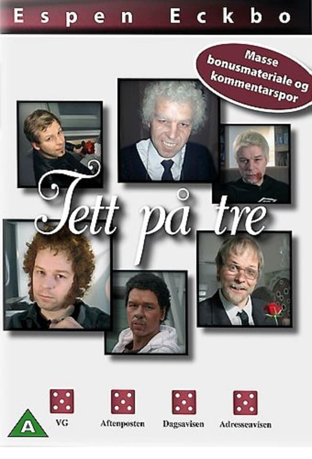 Tett på tre