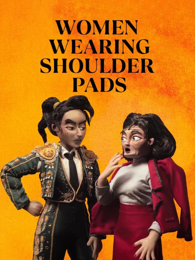 Women Wearing Shoulder Pads