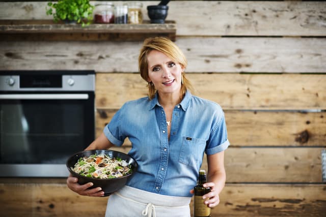 Sofie in de keuken van